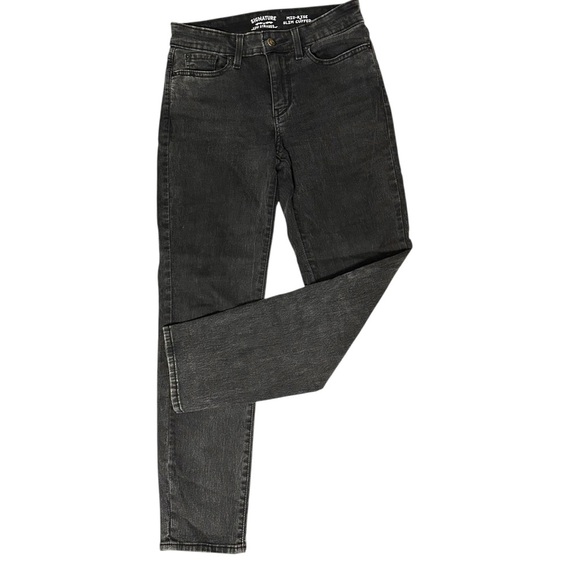 Levi’s Mid Rise Slim Cuffed Women's 90s Black Jeans Sz 26 - Picture 2 of 13